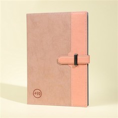 Розовая кожаная ноутбука